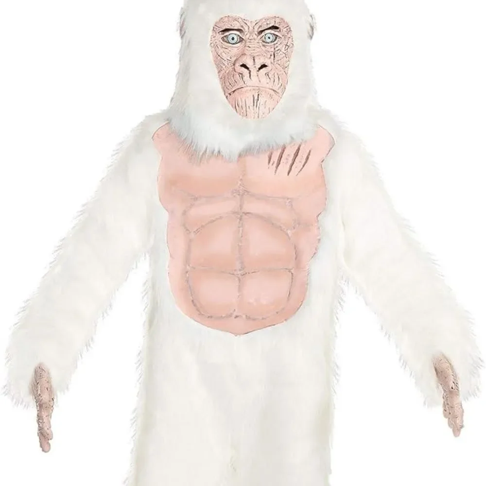 New! Rampage The Movie George Gorilla Child Jumpsuit Halloween Costume 6-10